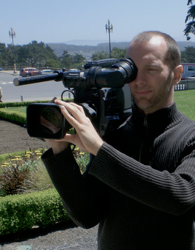 Ben Estabrook, director of photography for The Glitter Emergency (photo: Paul Festa)